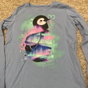 4/$12 Childrens place l/s tee. Penguin size XL